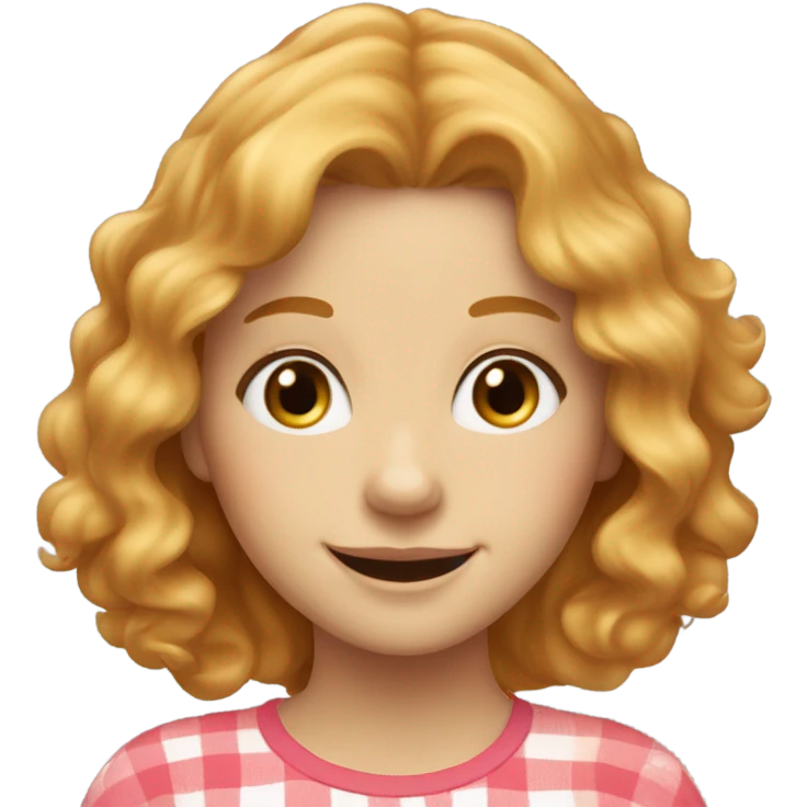 Strawberry blonde girl  emoji