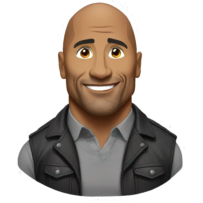 the rock Johnson  emoji