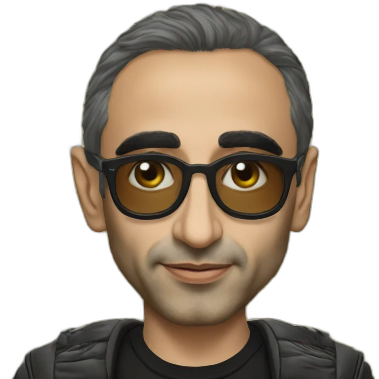 Eric Zemmour with puffer trapstar emoji