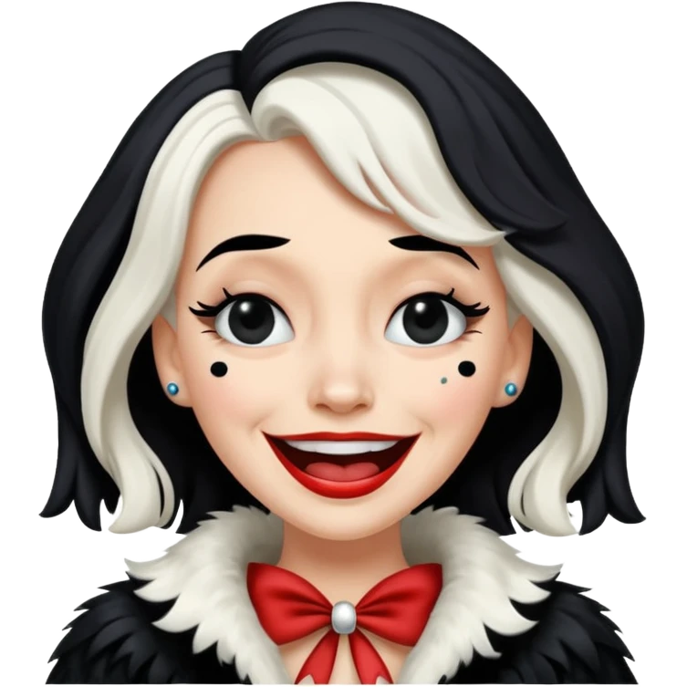 cruella de vil crying of laughter emoji