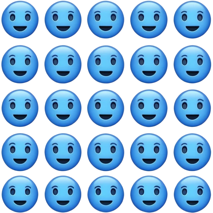Blue's emojis emoji