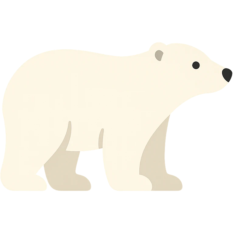 Polar bear emoji