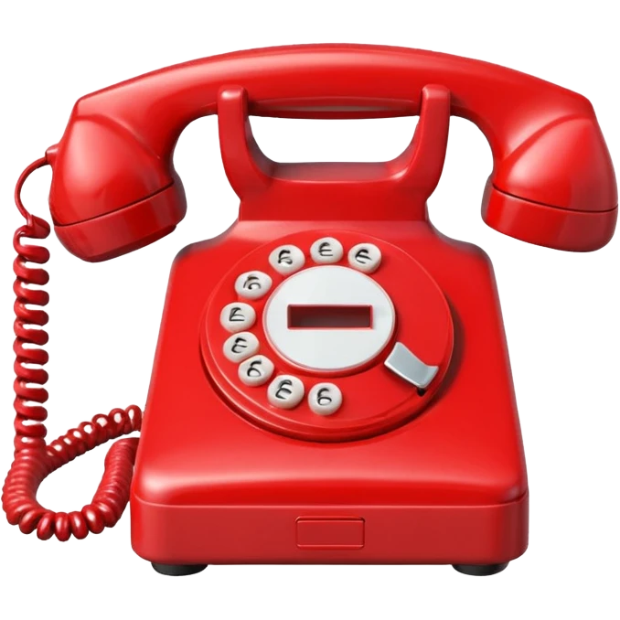 red phone  emoji