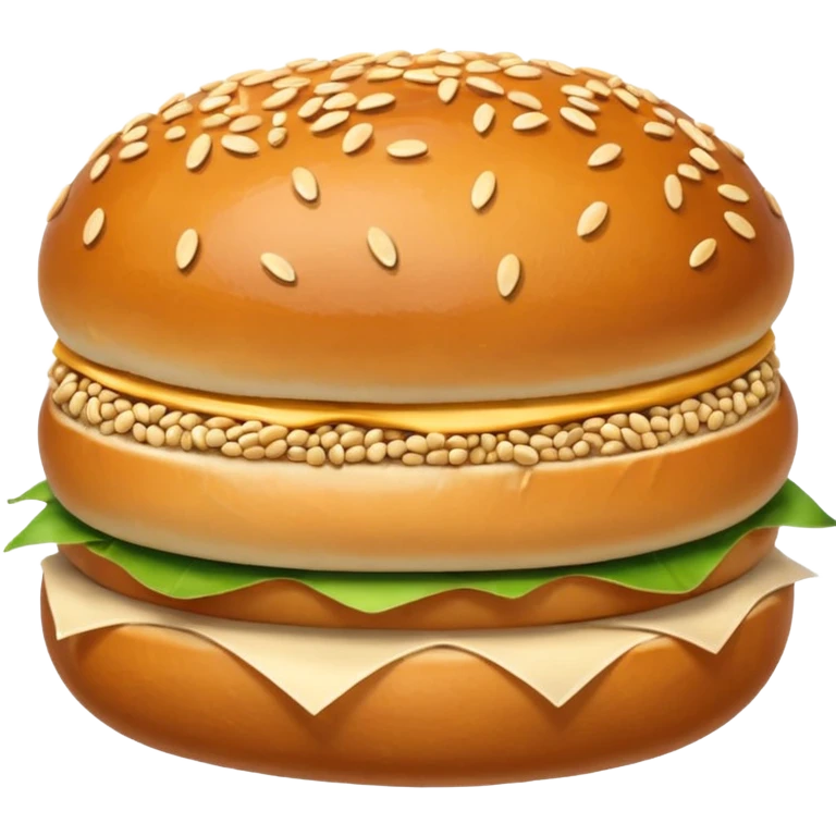 without patty or veg, just bread bun emoji