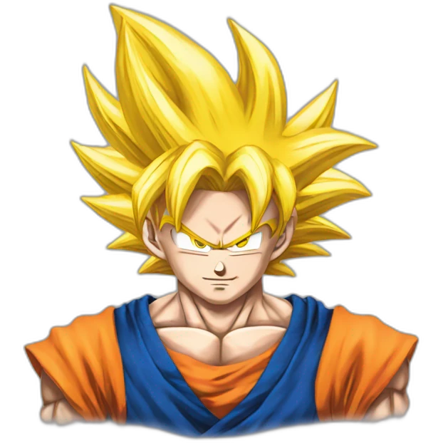 Songoku super sayen emoji