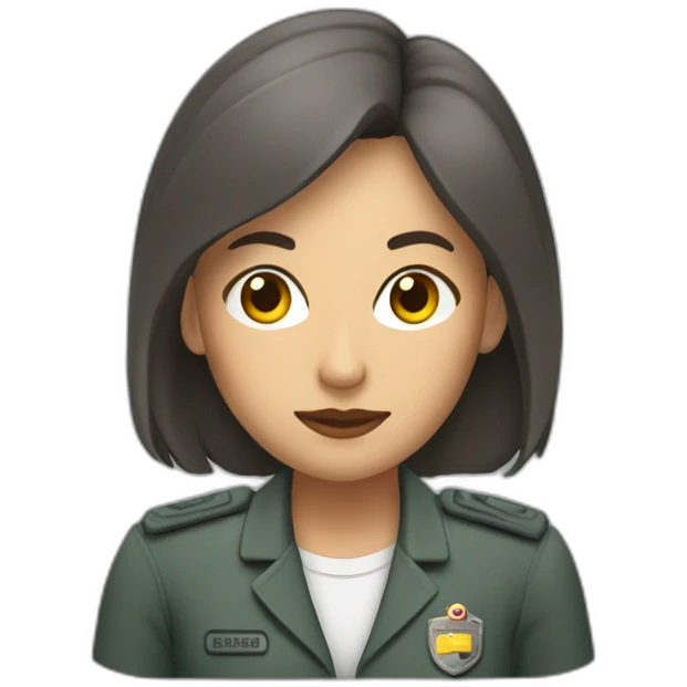 mujer en clase de defensa personal emoji