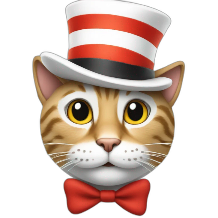 Cat in the hat emoji