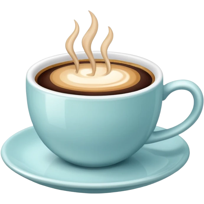 Cute Pastel coffee emoji