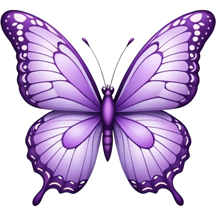 lilac butterfly emoji