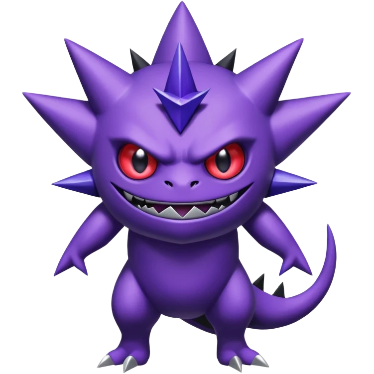 Gengar-Sableye-Genesect-fusion (full body) emoji