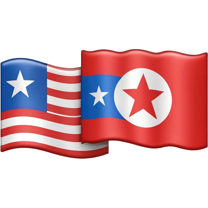 About a emoji flag hack combination with Puerto Rico + North Korea emoji flag combination flag hack as a flag image by photo and flag emoji