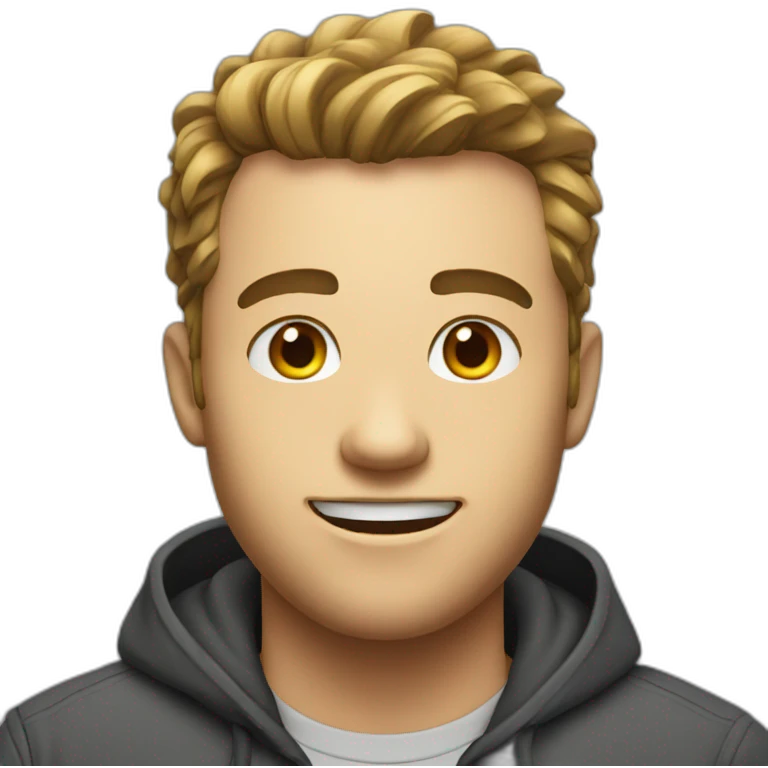 Face revel of a big gaming youtuber emoji