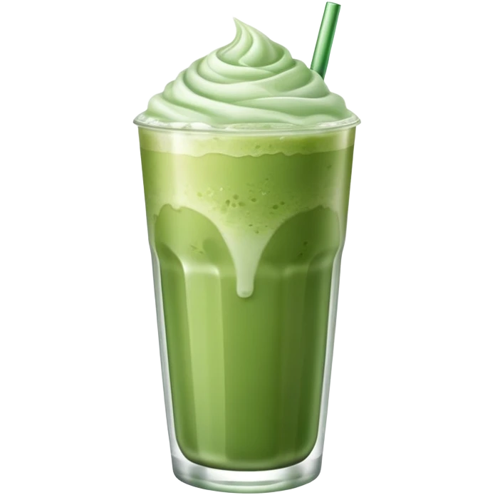 iced matcha latte emoji