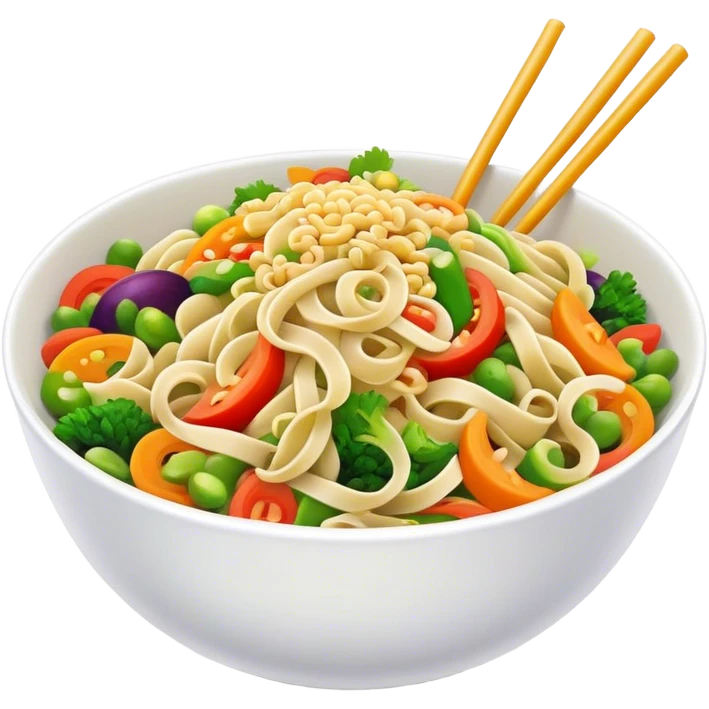 Noodle salad emoji