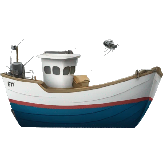 Fishing boat  emoji