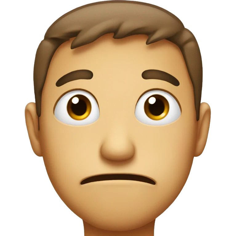 A very embarrassed face  emoji
