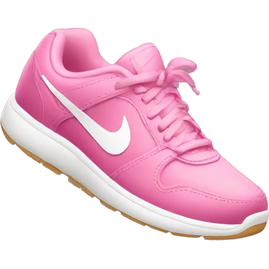 Pink nike sneakers emoji