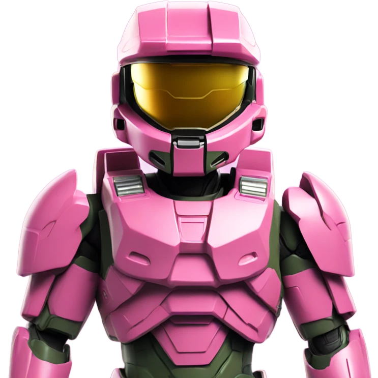 Pink halo master chief emoji