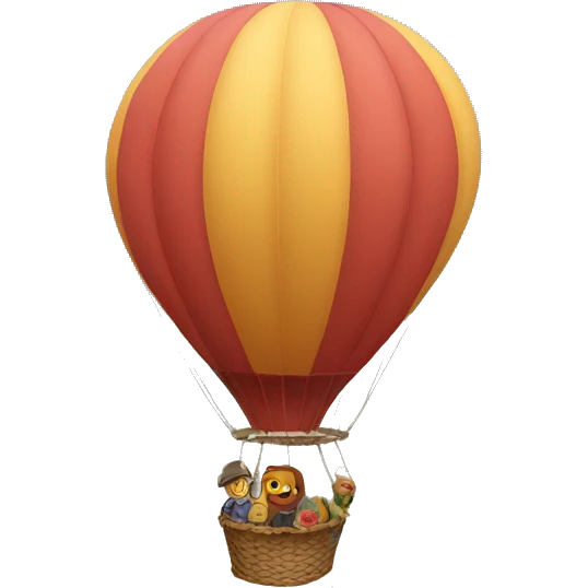 Hot air balloon  emoji
