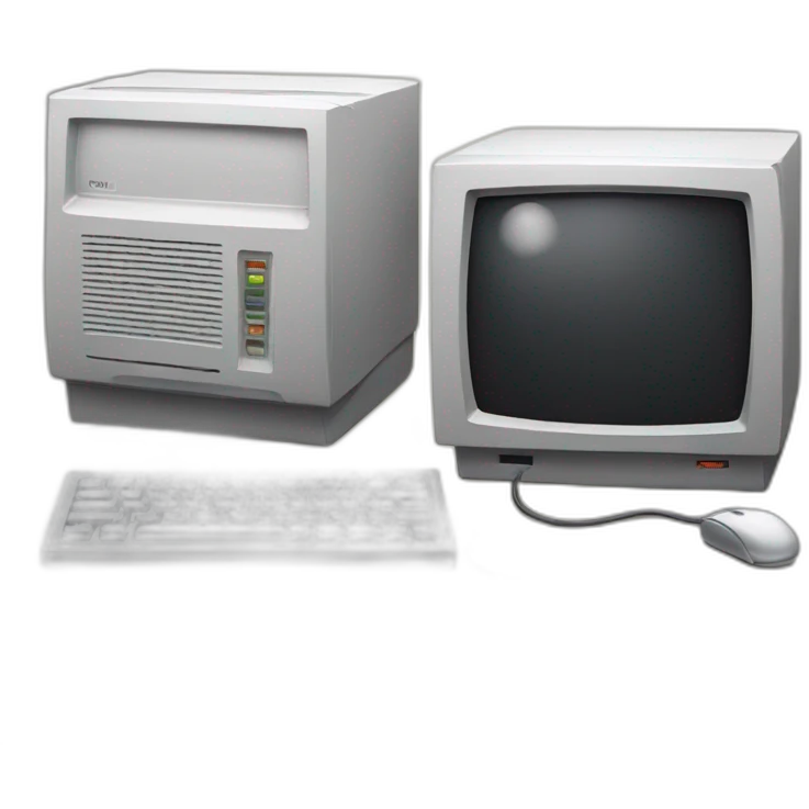 mac classic computer emoji