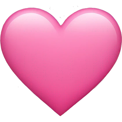 Pink heart emoji