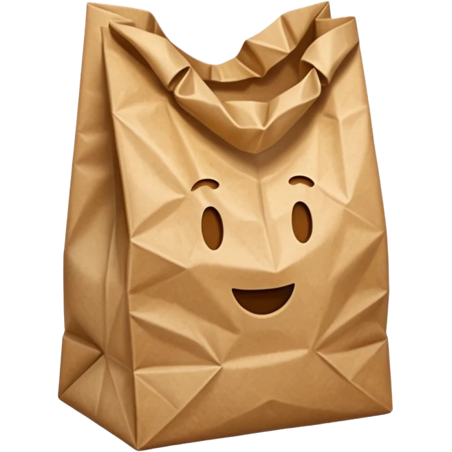An empty bag emoji