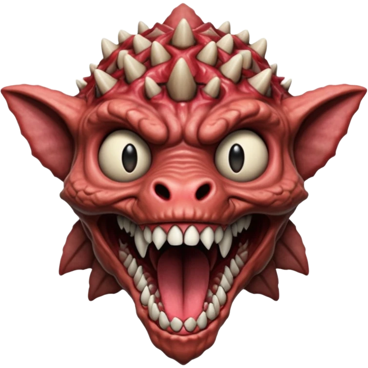 Stranger things demogorgon head emoji