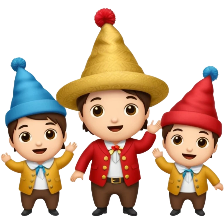 changuito tierno y fiestero en distinntas poses emoji