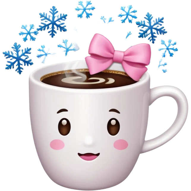 🎀☕❄️ emoji