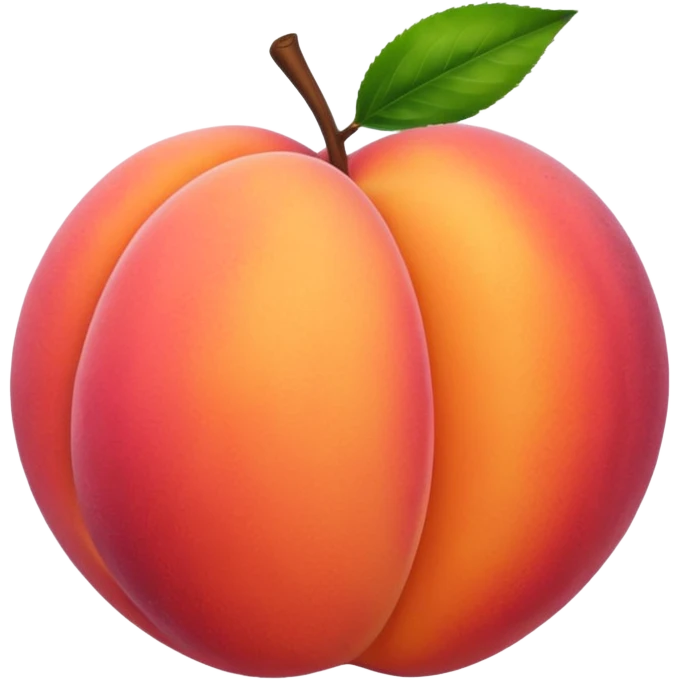 peach and emoji