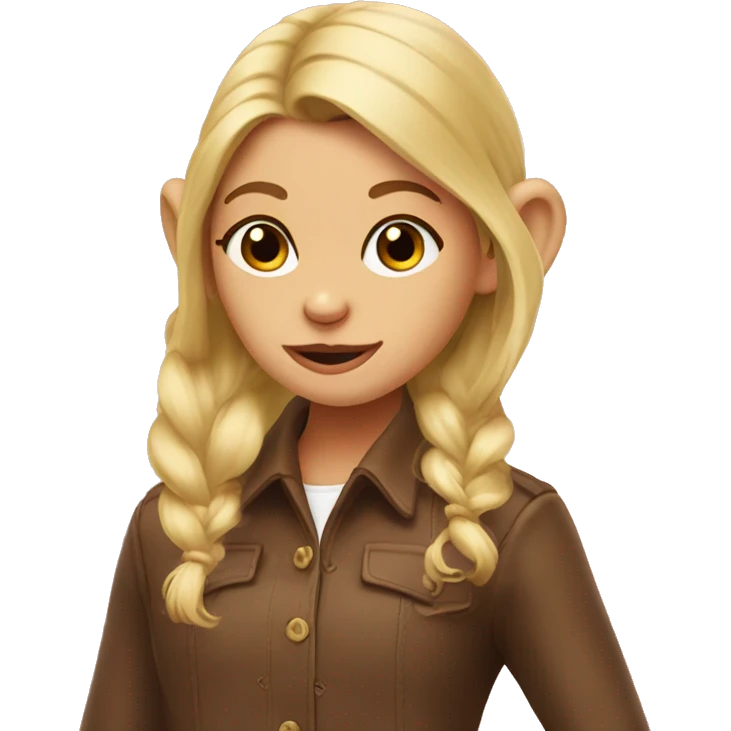 Blondey monkey-girls emoji