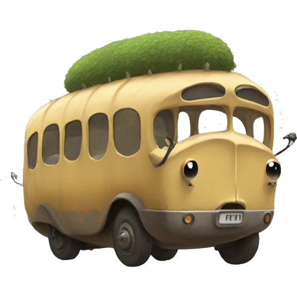 Catbus from My Neighbor Totoro emoji