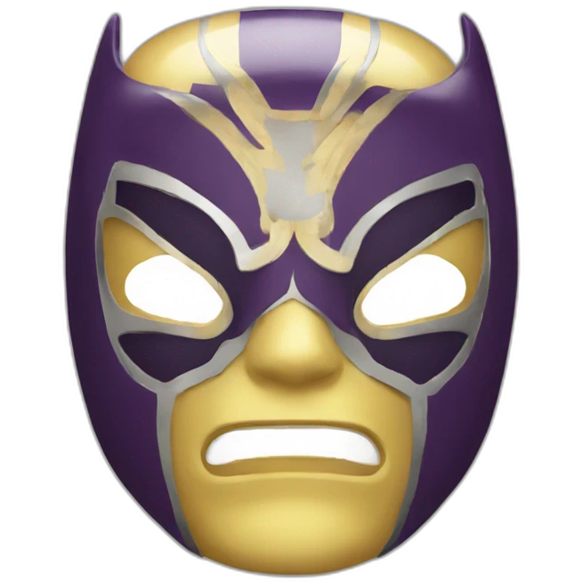 Luchador mask emoji