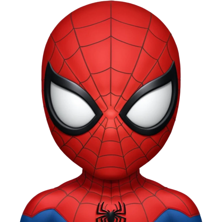 Black spider man emoji