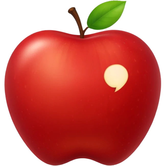 A poison apple that reads NSFW emoji
