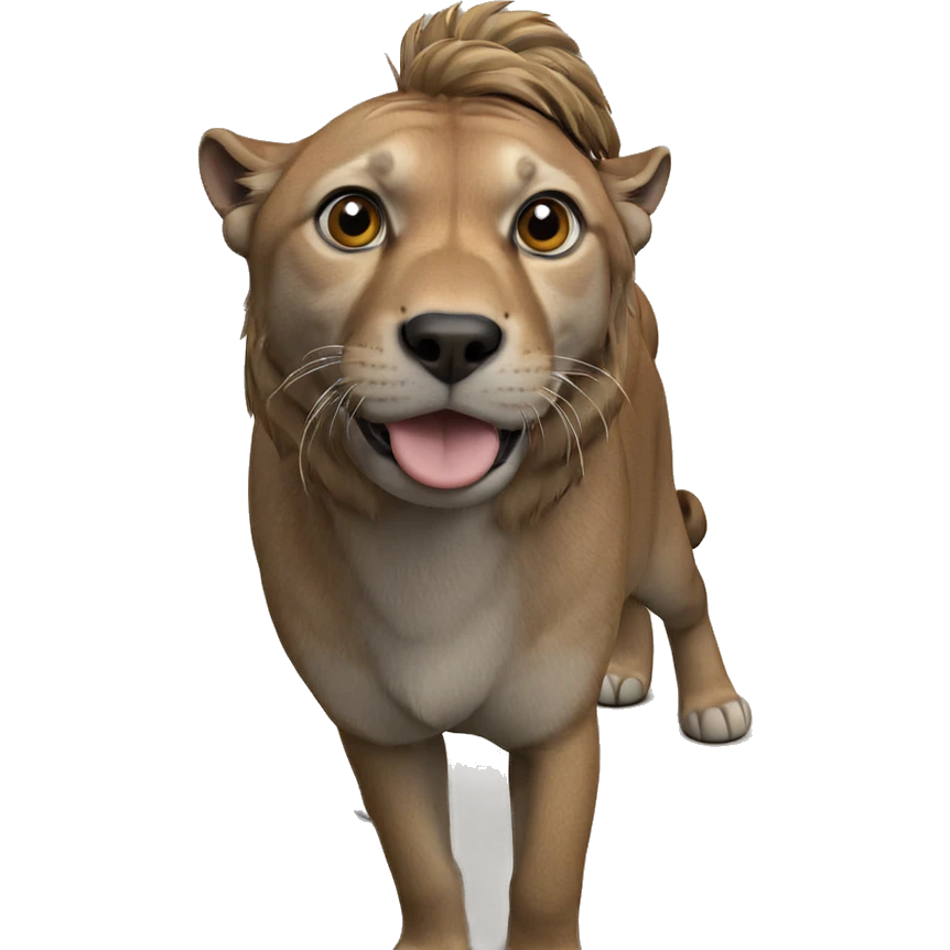 curious animal gazing at viewer emoji