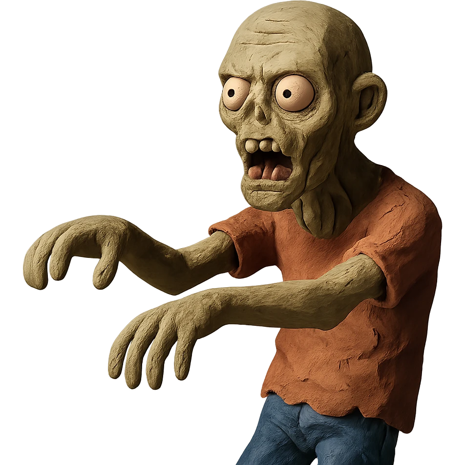 zombie inspired by The Walking Dead emoji