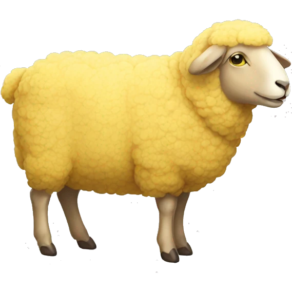 yellow sheep emoji