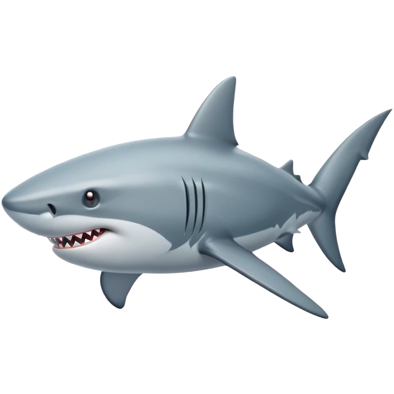 realistic shark emoji