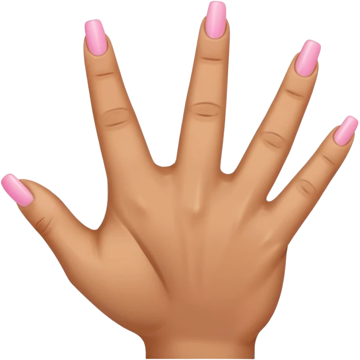 Extend your thumb, index finger, and middle finger straight out, tuck your ring finger and pinkie down  emoji