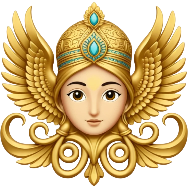 Farvahar iranian's symbol emoji