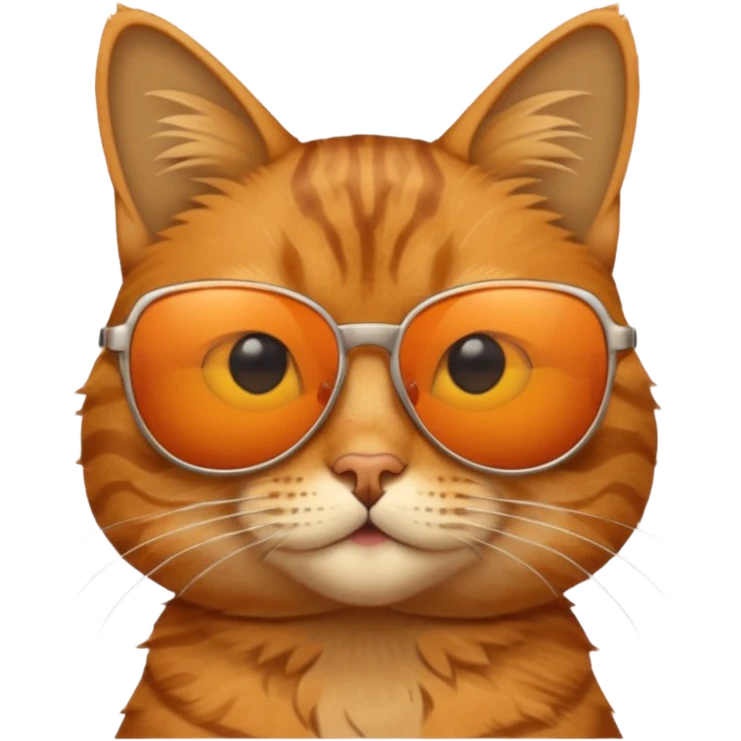 Cat wearing sunglasses emoji