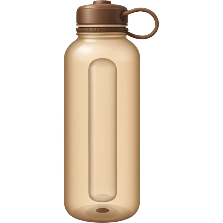beige water bottle emoji