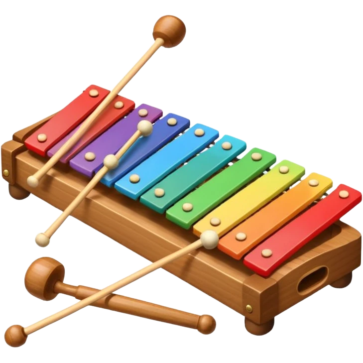 Xylophone instrument emoji
