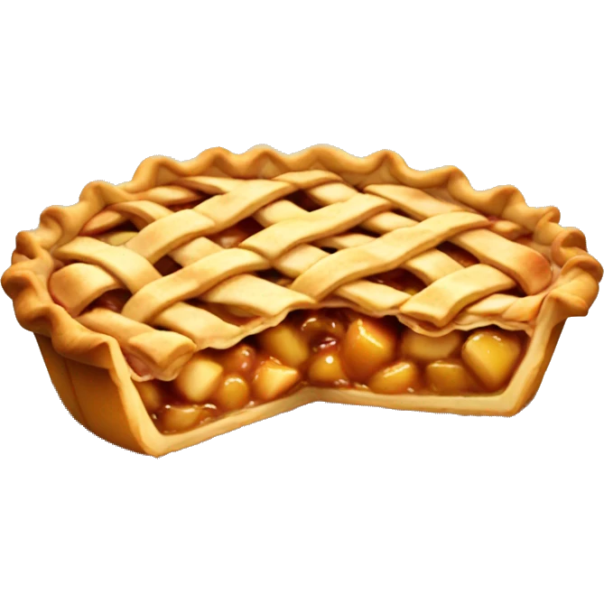 yummy apple pie emoji