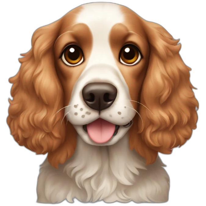cocker spaniel ginger emoji