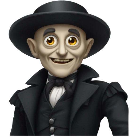 Count orlok with a 3rd leg emoji