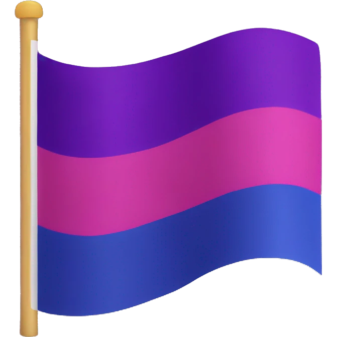Bisexual flag emoji