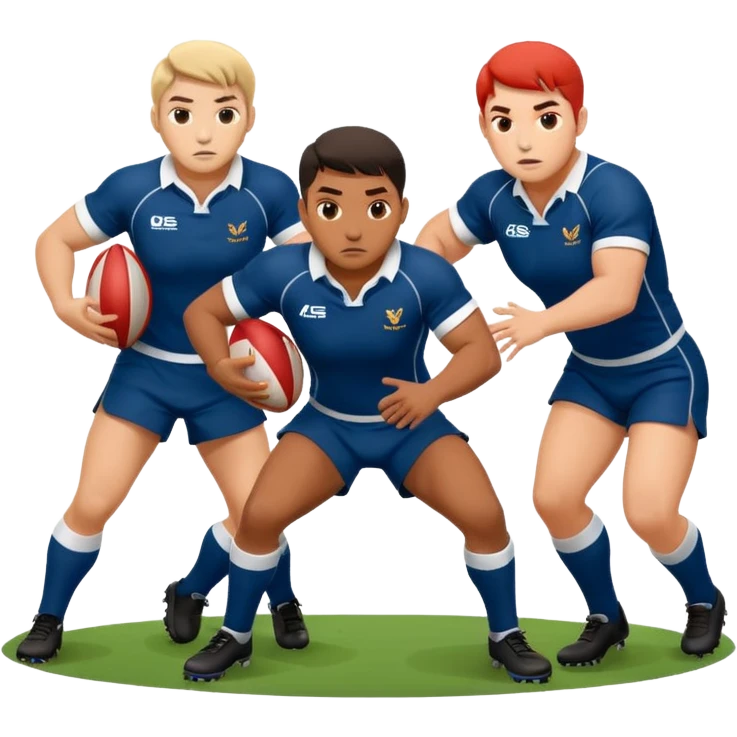 Rugby Defense Line emoji