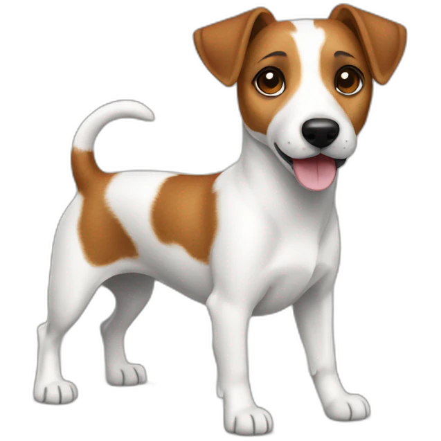 dog Jack Russell Terrier full body emoji